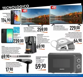 Volantino Emisfero Pagina 26: Xiaomi Redmi A7 Pro €114,90, TV 43" LG 43UA731C UHD 4K €229,00