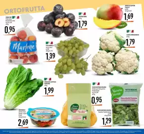 Volantino Emisfero Pagina 8: Uva bianca senza semi €1,39, Cavolfiore bianco €1,79