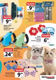 Intermarche gazetka Strona 7: Obroża ozdobna kokarda szer. 20-30,5 cm Nobleza €9,99, Muszka z koronki €6,99