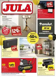 Jula gazetka Strona 1: JULA anslut Podwójna lampa robocza LED ze statywem 2x4750 Im 2x50 W IP65 Regulacja wysokości -68-157