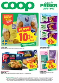 Coop reklamblad vecka 40 Sida 2: Fish & Crisp, Medlemspris, Toalettpapper 6-pack, Medlemspris