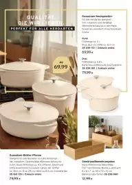 Tchibo Eduscho Flugblatt Seite 17: Gusseisen-Kochgeschirr €69,99, Gusseisen-Bräter-Pfanne €79,99