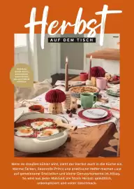 Tchibo Eduscho Flugblatt Seite 2: Herbst AUF DEM TISCH Zahlreiche Artikel auch in ausgewählten Supermärkten und auf