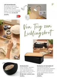 Tchibo Eduscho Flugblatt Seite 20: LED-Schwenkleuchte €24,99, Brotbackschale €12,99