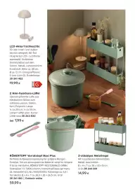 Tchibo Eduscho Flugblatt Seite 26: LED-Akku-Tischleuchte €19,99, 2 Mini-Funktions-Löffel €7,99