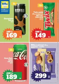 Family Diszkont akciós újság hét 39 Oldal 1: Coca-cola €189,00, Brekka energy drink €169,00