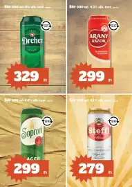 Family Diszkont akciós újság hét 39 Oldal 23: Soproni lager €299,00, Steffl bier €279,00