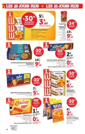 Catalogue Hyper U page 10: Granola Cookies gros éclats de chocolat €9,90, LU Granola €3,45