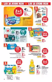 Catalogue Hyper U page 16: Flanby Flan Gout Vanille €2,54, Bonne Maman mousse au chocolat €1,76