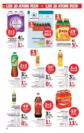 Catalogue Hyper U page 18: Coca-Cola €13,05, Mat&LOU Boisson aux fruits €8,10