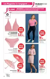 Catalogue Hyper U page 22: SLIP FEMME €9,90, PARAPLUIE FEMME €9,90