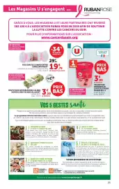 Catalogue Hyper U page 23: L'EMBLEMATIQUE FOIE GRAS DE CANARD ENTIER €19,79, RUBAN ROSE Oeufs plein air €3,20