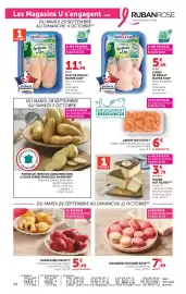 Catalogue Hyper U page 24: MADELEINES CŒUR €5,49, CREVETTES CUITES €6,00