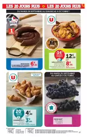 Catalogue Hyper U page 27: Boudin Noir €6,49, CROISSANTS U €3,84