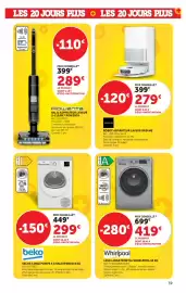 Catalogue Hyper U page 39: Beko seche-linge pompe a chaleur 8 kg €299,00, DREAME ROBOT ASPIRATEUR LAVEUR DREAME €279,00