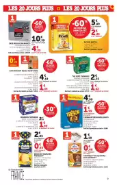 Catalogue Hyper U page 9: TWININGS INFUSION Bonne nuit €1,99, Kellogg's Trésor €6,98