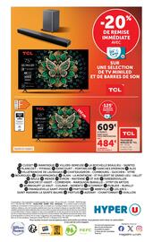 Catalogue Hyper U | Les prix bas de la semaine page 24: TCL TELEVISEUR MINILED 55" €484,00