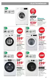 Catalogue Hyper U | Les prix bas de la semaine page 13: CANDY LAVE-LINGE FRONTAL 11 KG €369,00