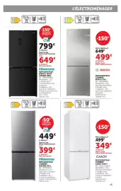 Catalogue Hyper U | Les prix bas de la semaine page 15: Hisense REFRIGERATEUR COMBINE €399,00