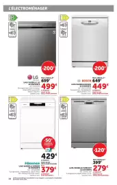 Catalogue Hyper U | Les prix bas de la semaine page 18: Hisense LAVE-VAISSELLE HISENSE €379,00, LG LAVE-VAISSELLE €499,00