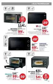 Catalogue Hyper U | Les prix bas de la semaine page 19: SAMSUNG MICRO-ONDES MONO €69,99