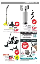Catalogue Hyper U | Les prix bas de la semaine page 23: BOSCH ASPIRATEUR SANS SAC BOSCH €89,99