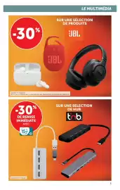 Catalogue Hyper U | Les prix bas de la semaine page 3: -30% LE MULTIMÉDIA SUR UNE SÉLECTION DE PRODUITS JBL JBL TUNE UBL
