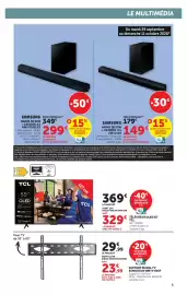 Catalogue Hyper U | Les prix bas de la semaine page 5: SAMSUNG BARRE DE SON + CAISSON 2.1 HW-C450 €149,00