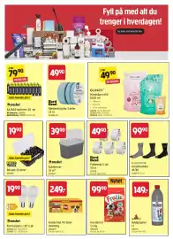Jula kundeavis Side 10: Anslut AA/AAA-batterier €49,90, Bluewear arbeidssokker 41/45 €99,90