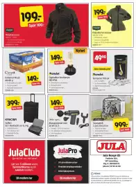 Jula kundeavis Side 12: Kayoba Piléjakke menn €199,00, Kayoba Koffert €399,00