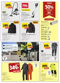 Jula kundeavis Side 9: Bluewear Regnsett €349,00, Bluewear Fleecejakke med piléfôr for herrer €249,00