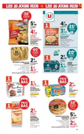 Catalogue Super U page 13: Flanby Flan €2,54, Bonne Maman mousse au chocolat €1,76