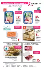 Catalogue Super U page 18: Maître CoQ Cuisse de poulet €5,99, LA CORBEILLE CORBEILLE L'ECRIN ROSE €9,99