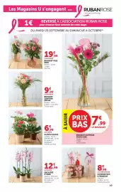 Catalogue Super U page 19: DOUCE IDEE €7,99, LA COMPOSITION COMPOSITION CYMBIDIUM €8,99