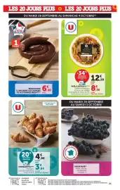 Catalogue Super U page 21: Boudin Noir €6,49, CROISSANTS U €3,84
