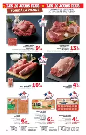 Catalogue Super U page 24: LE PORC FRANÇAIS PORC FILET MIGNON €10,49, BIGARD CARRE DE PORC €6,49