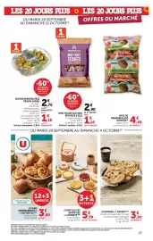 Catalogue Super U page 27: NOIX DE GRENOBLE AOP RIVIERES €4,49, U Mini viennoiseries €3,60