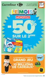 Catalogue Carrefour | LE MOIS MONOPOLY PRODUITS LAITIERS page 1