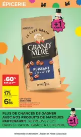 Catalogue Carrefour | LE MOIS MONOPOLY PRODUITS LAITIERS page 43: GRAND' MÈRE Café en grains €6,86