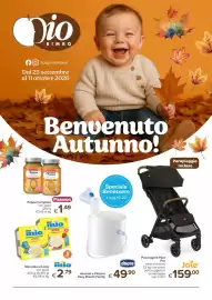Volantino Io Bimbo Pagina 1: Passeggino Pact Pro Joie €159,00, Merenda al Latte Nestlé mio €2,79