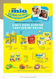 Volantino Io Bimbo Pagina 12: Merenda al Latte Nestlé mio €2,79, Latte di Crescita Classico €19,99