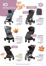Volantino Io Bimbo Pagina 3: Passeggino Urban Walk be cool €169,00, Passeggino Olimpic Foppapedretti €119,00