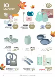 Volantino Io Bimbo Pagina 8: Miniland Linea Thermos €19,99, Set 2 Cucchiaini in silicone nuvita €7,99