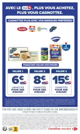 Catalogue Carrefour Market page 2: AVEC LE Club PLUS VOUS ACHETEZ, PLUS VOUS CAGNOTTEZ. CAGNOTTEZ PLUS AVEC VOS MARQUES
