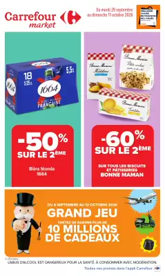 Carrefour Market (valable jusqu'au 11-10)