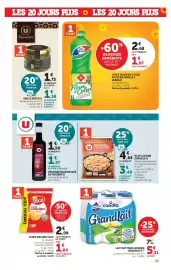 Catalogue U Express page 13: SURGELES TORSADES À LA CARBONARA €3,48, Candia Grandlait €5,31