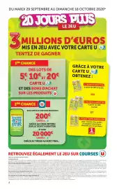 Catalogue U Express page 2: DU MARDI 29 SEPTEMBRE AU DIMANCHE 18 OCTOBRE 2026* PLUS DE 3 20 JOURS PLUS LE JEU MILLIONS