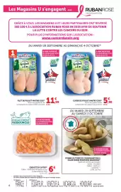 Catalogue U Express page 6: Les Magasins U s'engagent AVEC 6 RUBANROSE cancerdusein.org 1 GRÂCE À VOUS, LES MAGASINS U ET