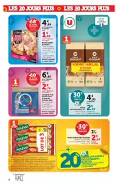 Catalogue U Express page 8: Sodebo Pizza Crust €6,19, PAINS AU CHOCOLAT U €2,83