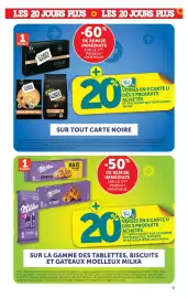 Catalogue U Express page 9: LES 20 JOURS PLUS LES 20 JOURS PLUS 1 TICKET 3x 250g CARTE NOIRE + -60% DE REMISE IMMÉDIATE SUR